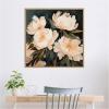 image:imageKate and Laurel Sylvie Beautiful Painterly Floral Bouquets 2 Framed Canvas Wall Art by The Creative Bunch Studio 22 x 22 Beaded Natural Traditional Flowers Still Life Nature Decor Living RoomBeaded Natural