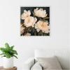 image:imageKate and Laurel Sylvie Beautiful Painterly Floral Bouquets 2 Framed Canvas Wall Art by The Creative Bunch Studio 22 x 22 Beaded Natural Traditional Flowers Still Life Nature Decor Living RoomBeaded White