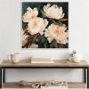 image:imageKate and Laurel Sylvie Beautiful Painterly Floral Bouquets 2 Framed Canvas Wall Art by The Creative Bunch Studio 22 x 22 Beaded Natural Traditional Flowers Still Life Nature Decor Living RoomBeaded White