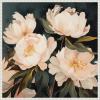 image:imageKate and Laurel Sylvie Beautiful Painterly Floral Bouquets 2 Framed Canvas Wall Art by The Creative Bunch Studio 22 x 22 Beaded Natural Traditional Flowers Still Life Nature Decor Living RoomBeaded White