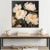 image:imageKate and Laurel Sylvie Beautiful Painterly Floral Bouquets 2 Framed Canvas Wall Art by The Creative Bunch Studio 22 x 22 Beaded Natural Traditional Flowers Still Life Nature Decor Living RoomBeaded Gold