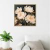 image:imageKate and Laurel Sylvie Beautiful Painterly Floral Bouquets 2 Framed Canvas Wall Art by The Creative Bunch Studio 22 x 22 Beaded Natural Traditional Flowers Still Life Nature Decor Living RoomBeaded Natural