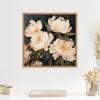 image:imageKate and Laurel Sylvie Beautiful Painterly Floral Bouquets 2 Framed Canvas Wall Art by The Creative Bunch Studio 22 x 22 Beaded Natural Traditional Flowers Still Life Nature Decor Living RoomNatural