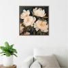 image:imageKate and Laurel Sylvie Beautiful Painterly Floral Bouquets 2 Framed Canvas Wall Art by The Creative Bunch Studio 22 x 22 Beaded Natural Traditional Flowers Still Life Nature Decor Living RoomBeaded Gold