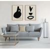 image:imageKate and Laurel Sylvie Black Vase and Fly Away Framed Canvas Wall Art Set by Rocket Jack 2 Piece Set 23x33 Natural Black and Tan Abstract Wall Dcor