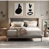 image:imageKate and Laurel Sylvie Black Vase and Fly Away Framed Canvas Wall Art Set by Rocket Jack 2 Piece Set 23x33 Natural Black and Tan Abstract Wall Dcor