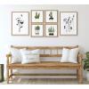 image:imageKate and Laurel Sylvie Black and White Wildflowers 688 and Seedpods 706 Framed Canvas Wall Art Set by Teju Reval of SnazzyHues 2 Piece Set 18x24 Gold Decorative Botanical Wall DcorNatural