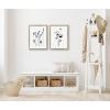 image:imageKate and Laurel Sylvie Black and White Wildflowers 688 and Seedpods 706 Framed Canvas Wall Art Set by Teju Reval of SnazzyHues 2 Piece Set 18x24 Gold Decorative Botanical Wall DcorGold