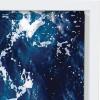 image:imageKate and Laurel Sylvie Blue Ocean Waves Color Photograph Framed Canvas Wall Art 18x24 White