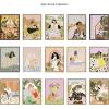 image:imageKate and Laurel Sylvie Bohemian Stairs Framed Canvas Wall Art by Alja Horvat 23x33 Natural Boho Art for Wall DecorBrown