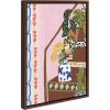 image:imageKate and Laurel Sylvie Bohemian Stairs Framed Canvas Wall Art by Alja Horvat 23x33 Natural Boho Art for Wall DecorBrown
