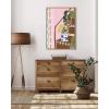 image:imageKate and Laurel Sylvie Bohemian Stairs Framed Canvas Wall Art by Alja Horvat 23x33 Natural Boho Art for Wall DecorNatural