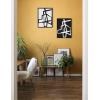 image:imageKate and Laurel Sylvie Bold Sophisticated Abstract Black and White Stroke Framed Canvas Wall Art Set by The Creative Bunch Studio 2 piece 18x24 Black Modern Striking Brushstroke Art Set for WallBlack