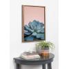 image:imageKate and Laurel Sylvie Botanical Succulent Color Photograph Framed Canvas Wall Art by F2 Images 18x24 GoldGold