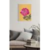 image:imageKate and Laurel Sylvie Bright Peony Framed Canvas Wall Art by Maria Filar 18x24 White Natural Floral Art for WallWhite