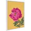 image:imageKate and Laurel Sylvie Bright Peony Framed Canvas Wall Art by Maria Filar 18x24 White Natural Floral Art for WallWhite