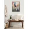 image:imageKate and Laurel Sylvie Brushstroke 135 Framed Canvas Wall Art by Jessi Raulet of Ettavee 18x24 Gold Decorative Abstract Art Print for WallNatural