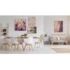 image:imageKate and Laurel Sylvie Brushstroke 135 Framed Canvas Wall Art by Jessi Raulet of Ettavee 18x24 Gold Decorative Abstract Art Print for WallNatural