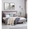 image:imageKate and Laurel Sylvie Close Your Eyes and Remember 1 Framed Canvas Wall Art Set by Maja Mitrovic of Makes My Day Happy 2 Piece 18x24 Gray Minimalist Modern Art for WallGray