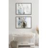 image:imageKate and Laurel Sylvie Close Your Eyes and Remember 1 Framed Canvas Wall Art Set by Maja Mitrovic of Makes My Day Happy 2 Piece 18x24 Gray Minimalist Modern Art for WallGray