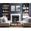 image:imageKate and Laurel Sylvie Close Your Eyes and Remember 1 Framed Canvas Wall Art Set by Maja Mitrovic of Makes My Day Happy 2 Piece 18x24 Gray Minimalist Modern Art for WallNatural