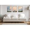 image:imageKate and Laurel Sylvie Clouds Triptych Framed Canvas Wall Art Set by Mary Sparrow 3 Piece Set Gold Nature Landscape Sky Art Set for Wall