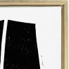 image:imageKate and Laurel Sylvie Colliding Shapes Framed Canvas Wall Art by Statement Goods 23x33 Gold Abstract Art for WallGold