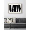image:imageKate and Laurel Sylvie Colliding Shapes Framed Canvas Wall Art by Statement Goods 23x33 Gold Abstract Art for WallGold
