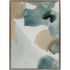 image:imageKate and Laurel Sylvie Color Exploration I Framed Canvas Wall Art by Amy Lighthall 28x38 Gold Modern Abstract Soft Watercolor Art for WallGray