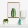 image:imageKate and Laurel Sylvie Color Photo of Cactus Vertical Framed Canvas Wall Art 18x24 Natural