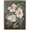 image:imageKate and Laurel Sylvie Day 24 Framed Canvas Wall Art by Annie Quigley 18x24 Gold Soft Botanical Flower Bouquet Art for Wall Home DecorGold