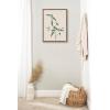 image:imageKate and Laurel Sylvie Delicate Illustrated Blue Wildflowers Framed Canvas Wall Art by The Creative Bunch Studio 18x24 Gold Simple Modern Floral Wall Decor Art