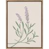 image:imageKate and Laurel Sylvie Delicate Illustrated Purple Wildflowers Framed Canvas Wall Art by The Creative Bunch Studio 18x24 Gold Nature and WildlifeInspired Wall Decor