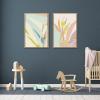 image:imageKate and Laurel Sylvie Delight in the Moment 3 and 4 Framed Canvas Wall Art Set by Alicia Schultz 2 Piece Set 23x33 Natural Neutral Abstract Art Wall Dcor