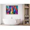 image:imageKate and Laurel Sylvie EV Brushstroke 128 Framed Canvas Wall Art by Jessi Raulet of Ettavee 315x415 Natural Modern Abstract Colorful Fun Art for Wall