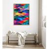 image:imageKate and Laurel Sylvie EV Brushstroke 128 Framed Canvas Wall Art by Jessi Raulet of Ettavee 315x415 Natural Modern Abstract Colorful Fun Art for Wall