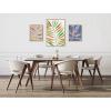 image:imageKate and Laurel Sylvie EV Palma No 2 Rainbow Palms Blush and Banana Leaves Framed Canvas Wall Art Set by Various Artists 3 Piece Set Natural Colorful Palm Branches Art for Wall
