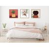 image:imageKate and Laurel Sylvie East Wind Framed Canvas Wall Art by Mary Joak 22x22 Natural Decorative Boho Succulent Art for WallGold