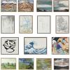 image:imageKate and Laurel Sylvie Edvard Munch The Scream 1895 The Art Institute of Chicago Framed Canvas Wall Art by The Art Institute of Chicago 18x24 Gold Decorative Museum Series Art Print for Wall