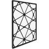 image:imageKate and Laurel Sylvie Elevated Modern Black and White Minimalist Pattern Framed Canvas Wall Art Set by The Creative Bunch Studio Set of 3 16x20 and 23x33 Gold Black and White Art Set for WallBlack