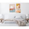 image:imageKate and Laurel Sylvie Endless Summer Vertical Sunrise Dove and Sunrise Over Marrakesh Framed Canvas Wall Art Set by Kate Aurelia Holloway 3 Piece Set Natural Soft Boho Abstract Art for Wall