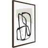 image:imageKate and Laurel Sylvie Entangled Neutral Framed Canvas Wall Art by Statement Goods 23x33 Natural Decorative Modern Abstract for WallBrown