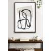 image:imageKate and Laurel Sylvie Entangled Neutral Framed Canvas Wall Art by Statement Goods 23x33 Natural Decorative Modern Abstract for WallBrown