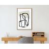 image:imageKate and Laurel Sylvie Entangled Neutral Framed Canvas Wall Art by Statement Goods 23x33 Natural Decorative Modern Abstract for WallNatural