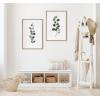 image:imageKate and Laurel Sylvie Eucalyptus 1a Framed Canvas Wall Art by Maja Mitrovic of Makes My Day Happy 23x33 Natural Botanical Accent for WallNatural
