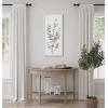 image:imageKate and Laurel Sylvie Eucalyptus Botanical I Gray and Soft White Framed Canvas Wall Art by The Creative Bunch Studio 18x40 Panel White Decorative Plant DecorWhite