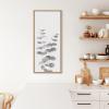 image:imageKate and Laurel Sylvie Eucalyptus Botanical II Gray and Soft White Framed Canvas Wall Art by The Creative Bunch Studio 18x40 Panel Natural Minimalist Nature Art Wall DcorNatural