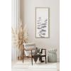 image:imageKate and Laurel Sylvie Eucalyptus Botanical II Gray and Soft White Framed Canvas Wall Art by The Creative Bunch Studio 18x40 Panel Natural Minimalist Nature Art Wall DcorGold