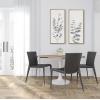 image:imageKate and Laurel Sylvie Eucalyptus Botanical II Gray and Soft White Framed Canvas Wall Art by The Creative Bunch Studio 18x40 Panel Natural Minimalist Nature Art Wall DcorGold