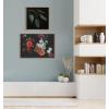 image:imageKate and Laurel Sylvie Eucalyptus Leaves Framed Canvas Wall Art by Alicia Abla 22x22 Gold Botanical Nature Art Wall Dcor